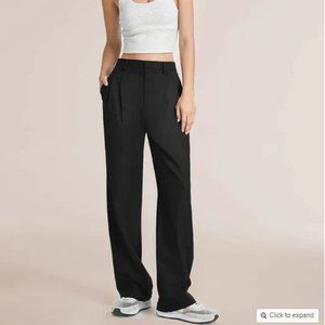The Effortless Pants Black Trousers